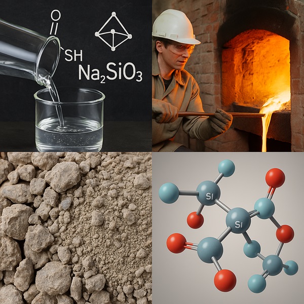 ساختار شیمیایی و روش تولید چسب سیلیکات
